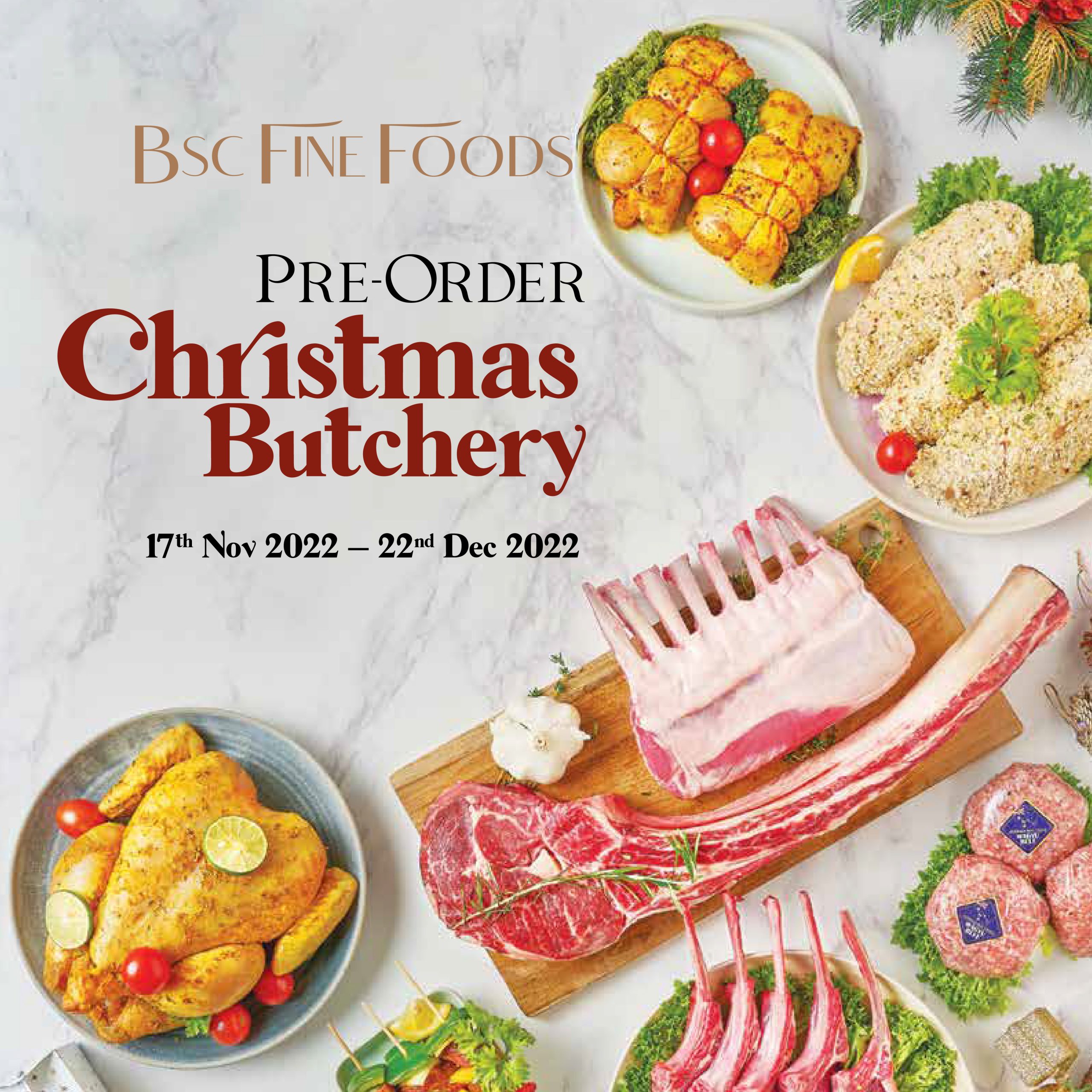 Pre Oder Christmas Butchery
